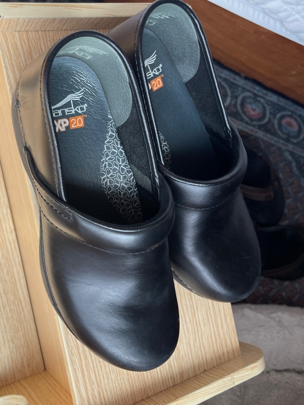 Dansko Professional XP 2.0 Women's Black Slip-On Work Clog with Cushioned Insole - Picture 2 of 5